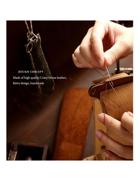 Funda de Llave Inteligente KEALAS para Subaru - Cuero Negro