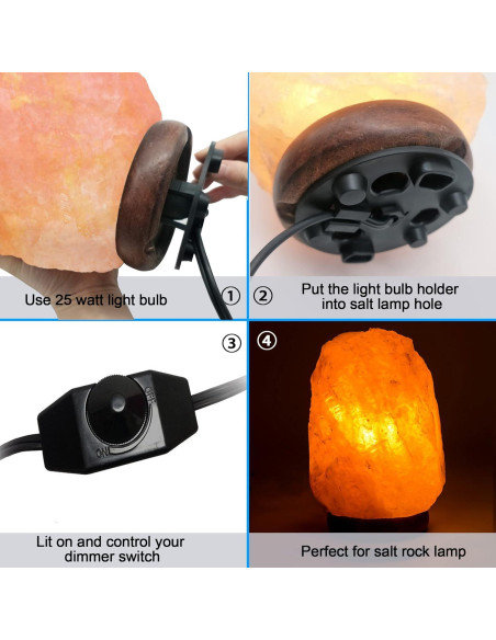 Cable de Lámpara de Sal del Himalaya Smart Eagle 1.83 m con Regulador