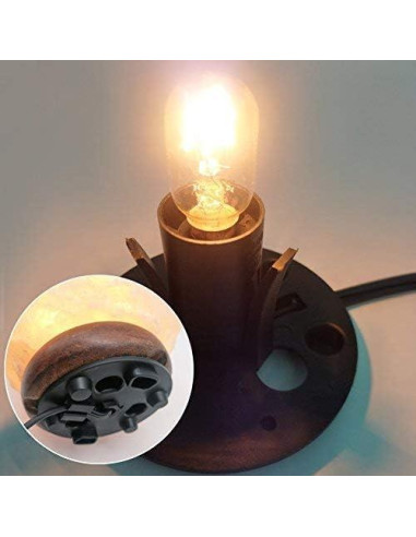 Cable de Lámpara de Sal del Himalaya Smart Eagle 1.83 m con Regulador