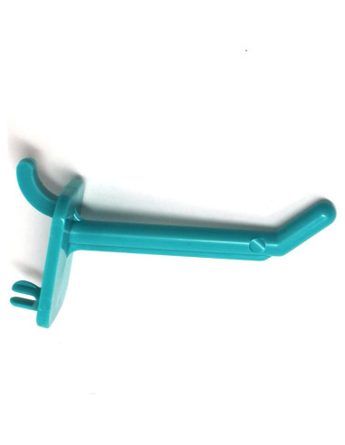 Ganchos de Plástico Teal 5 cm JSP Manufacturing - 25 Unidades