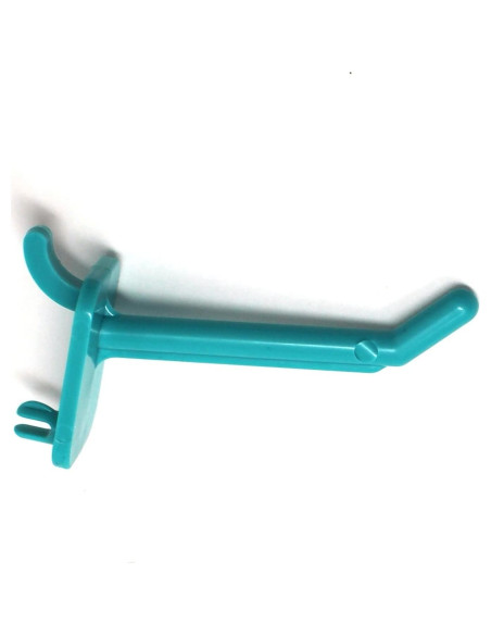Ganchos de Plástico Teal 5 cm JSP Manufacturing - 25 Unidades