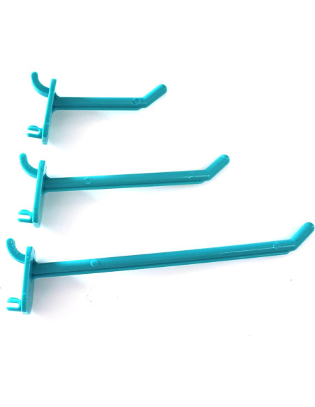 Ganchos de Plástico Teal 5 cm JSP Manufacturing - 25 Unidades