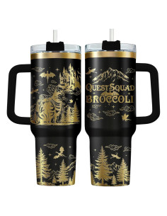Vaso literario 34HD 40 oz acero inoxidable dragón