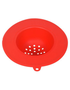 Colador de Fregadero de Silicona Conceptos de Cocina Rojo