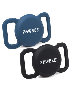 Soporte para Collar de Perro PAWBEE Airtag - 2 Fundas de Silicona