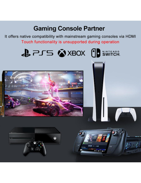 Pantalla AMOLED 7" FHD 90Hz 850 Nits Wisecoco Táctil