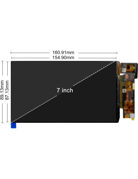 Pantalla AMOLED 7" FHD 90Hz 850 Nits Wisecoco Táctil