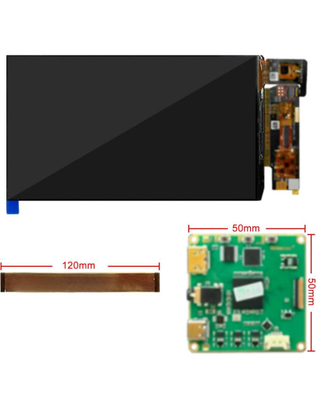 Pantalla AMOLED 7" FHD 90Hz 850 Nits Wisecoco Táctil