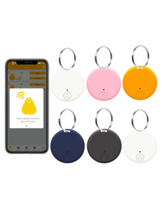 6 Rastreador Bluetooth Portátil para Llaves y Equipaje - Colores Mezclados