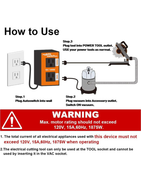 Interruptor Automático de Vacío O'SKOOL TV777 15A 120V Interruptor Automático de Vacío O'SKOOL TV777 15A 120V