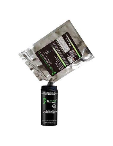 Bolsa de Recarga de Fibras para Cabello USTAR 50g Castaño Claro