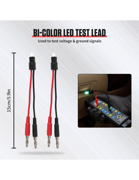 Kit de Pruebas de Circuito Automotriz BELEY 48PCS Multímetro