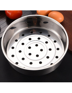 Cesta de Vapor Acero Inoxidable Cabilock 20x20cm para Olla Arrocera 2