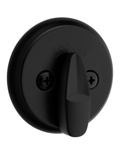 Cerradura de Pestillo Kwikset 817 Control de Llave Negro Mate 2