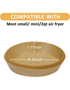 Forros de papel pergamino SIUDANGKA 100 piezas 16x4.5cm 2