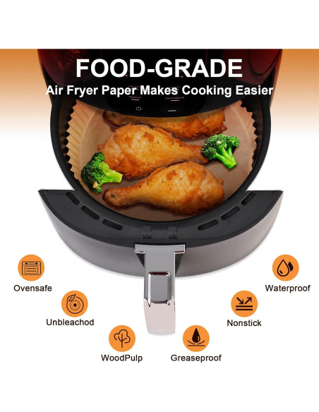 Forros de papel pergamino SIUDANGKA 100 piezas 16x4.5cm