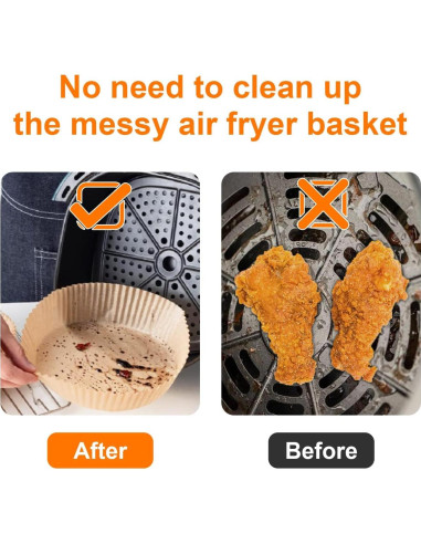 Forros de papel pergamino SIUDANGKA 100 piezas 16x4.5cm