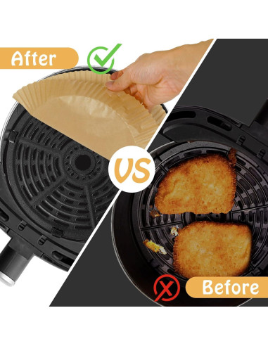 Forros de papel pergamino SIUDANGKA 100 piezas 16x4.5cm