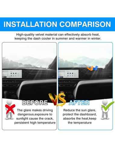 Cubierta de tablero Autorder para Toyota Camry 2025-2026