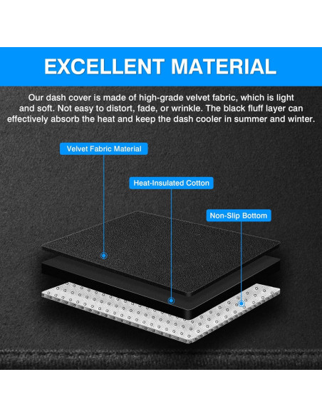 Cubierta de tablero Autorder para Toyota Camry 2025-2026