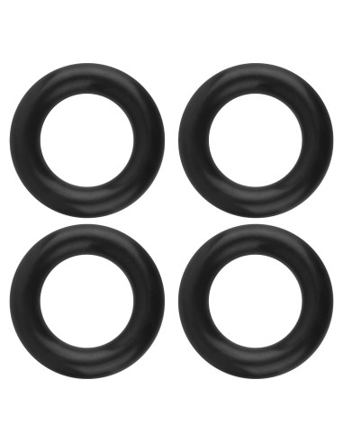 4 Soportes de Escape de Caucho Figpade 5.92cm Duraderos