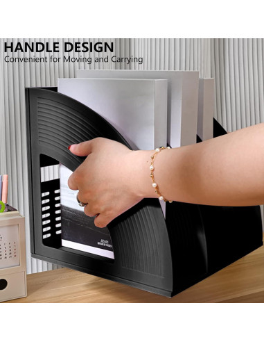 Organizador de Escritorio SAYEEC 3 Compartimentos Negro