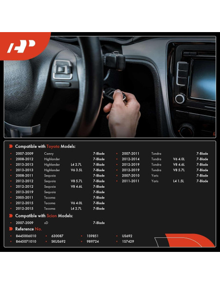 Interruptor de Arranque A-Premium para Toyota y Scion 2005-2019
