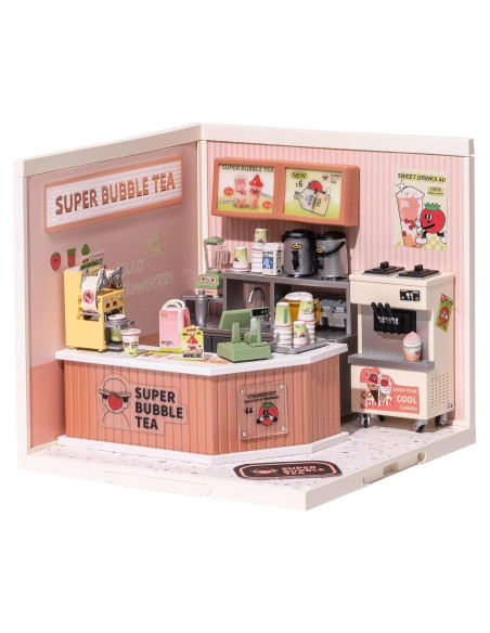 Rolife Bloques LED 4.Doble Alegría Té de Burbuja 0.74kg