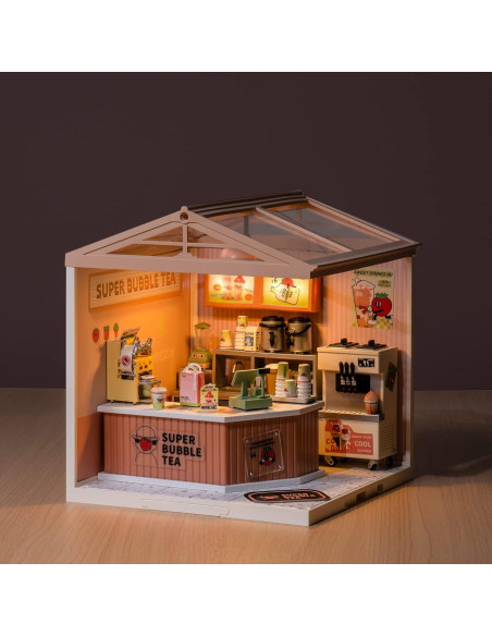 Rolife Bloques LED 4.Doble Alegría Té de Burbuja 0.74kg