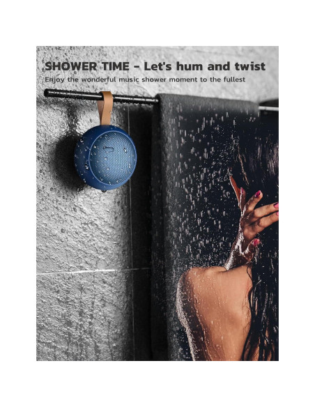 Altavoz Bluetooth S15 Impermeable IPX7 Portátil 12h Azul