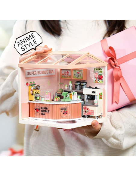 Rolife Bloques LED 4.Doble Alegría Té de Burbuja 0.74kg