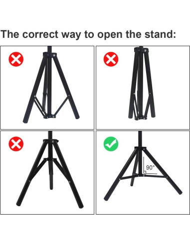 Pantalla de proyector portátil Lejiada 150" HD 4K con soporte