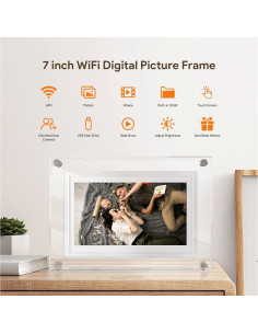 Marco de Fotos Digital WiFi PiPivision 7" HD 32GB Touch 2