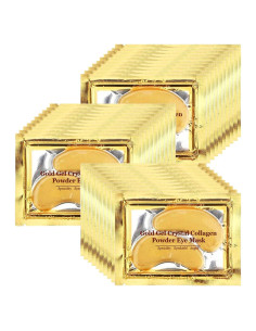 Parches para Ojos Adofect 30 Pares Oro Colágeno Hidratantes