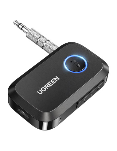 Adaptador Aux Bluetooth UGREEN 5.4 con Cancelación de Ruido