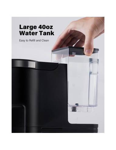 Cafetera 3 en 1 SHARDOR UL-CM9429D, Compatible K-Cup y Molido