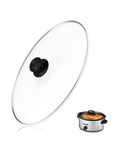 Tapa de Vidrio Ovalada Dairrr Fuuu 6 Cuartos 31.3cm