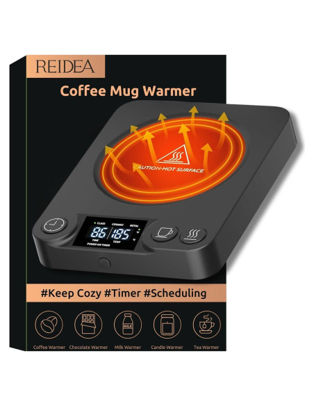 Calentador de Tazas REIDEA NENO 35W con Temporizador y 9 Temperaturas
