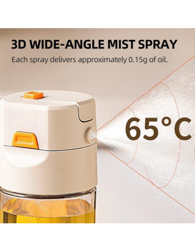 Pulverizador de Aceite MDZF SWEET HOME 600ml Gris Panda