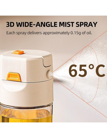 Pulverizador de Aceite MDZF SWEET HOME 600ml Gris Panda