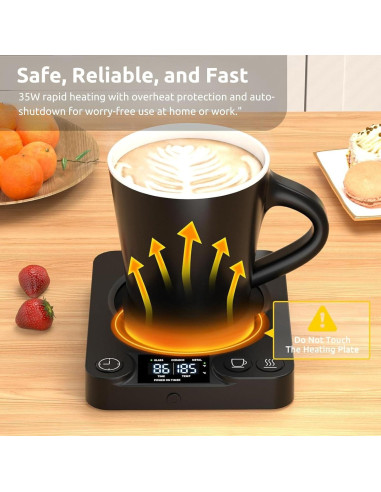 Calentador de Tazas REIDEA NENO 35W con Temporizador y 9 Temperaturas