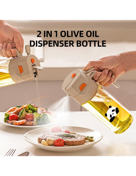 Pulverizador de Aceite MDZF SWEET HOME 600ml Gris Panda