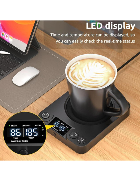 Calentador de Tazas REIDEA NENO 35W con Temporizador y 9 Temperaturas