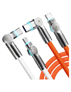 Cable USB C a USB C 3m PINGXIN 240W Carga Rápida Doble Cabeza