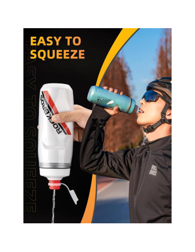 Botella de Agua Rockbros 630ml Aislada para Bicicleta