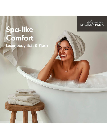 Conjunto de Toallas de Baño Madison Park 800GSM 8 Piezas