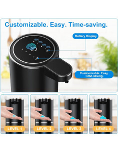 Dispensador automático de jabón Fantictas 1200mAh negro 2