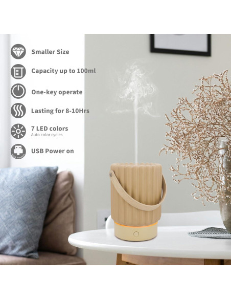 Difusor de Aceite Esencial VICTORIA AROMA 100ML Cerámica Beige