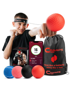 Juego de Pelotas de Boxeo Champs MMA - 4 Pelotas y App