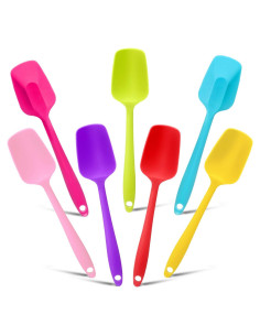 Espátulas de Silicona Patelai, 7 Piezas 20.8 cm Antiadherentes